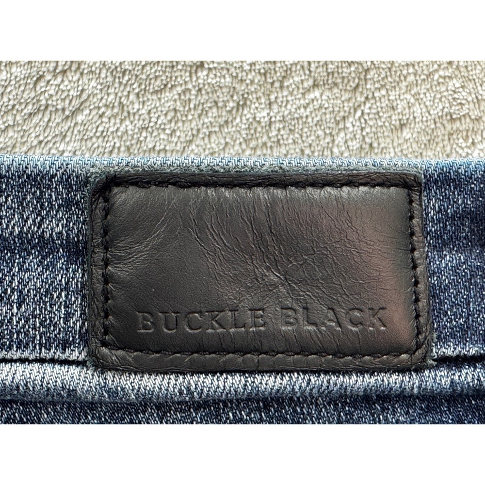 Buckle Black Womens Fit No. 53 Flare Stretch Blue Jeans 28x32 Meas: 31x31.5 - Picture 3 of 7